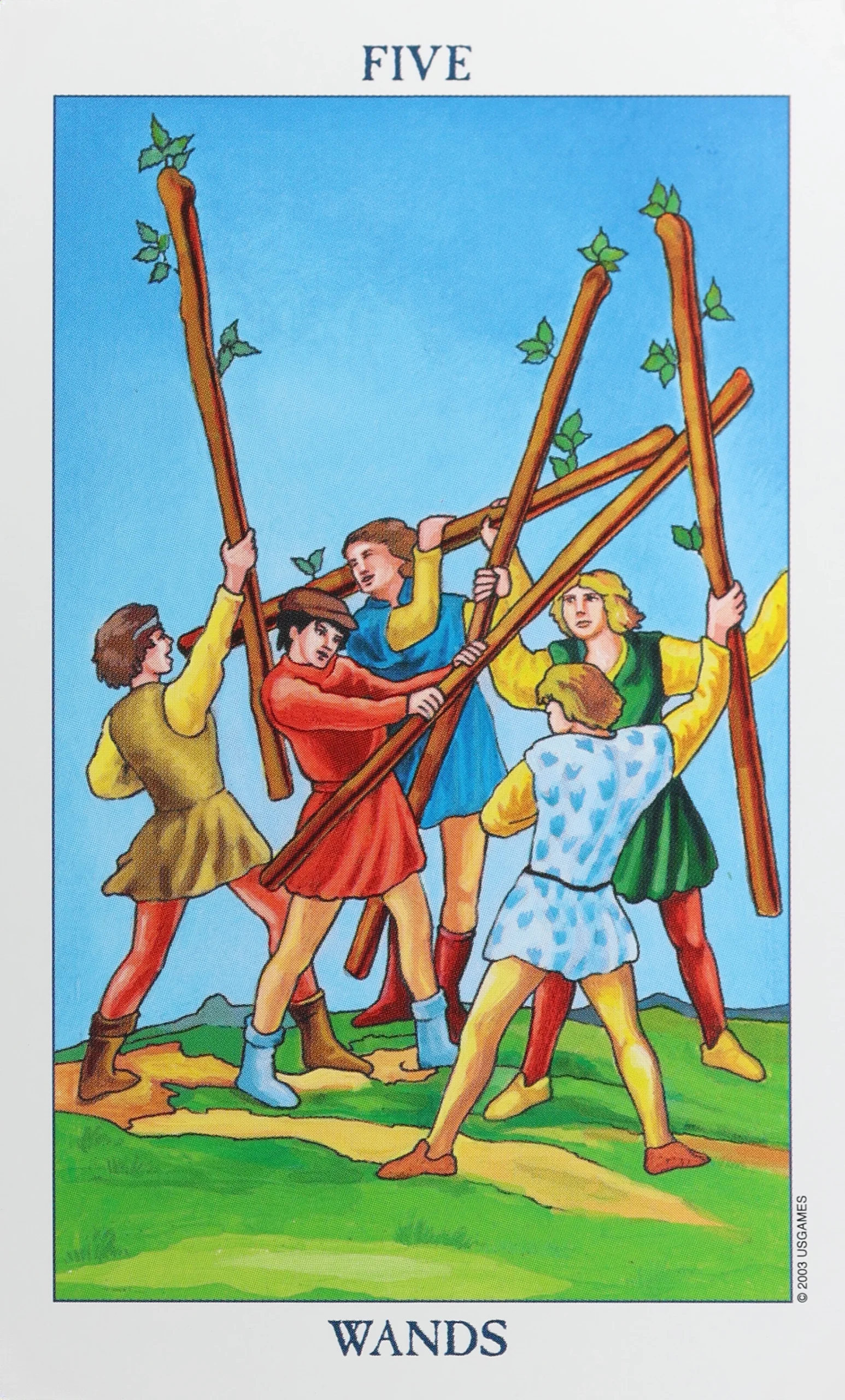 Five of Wands